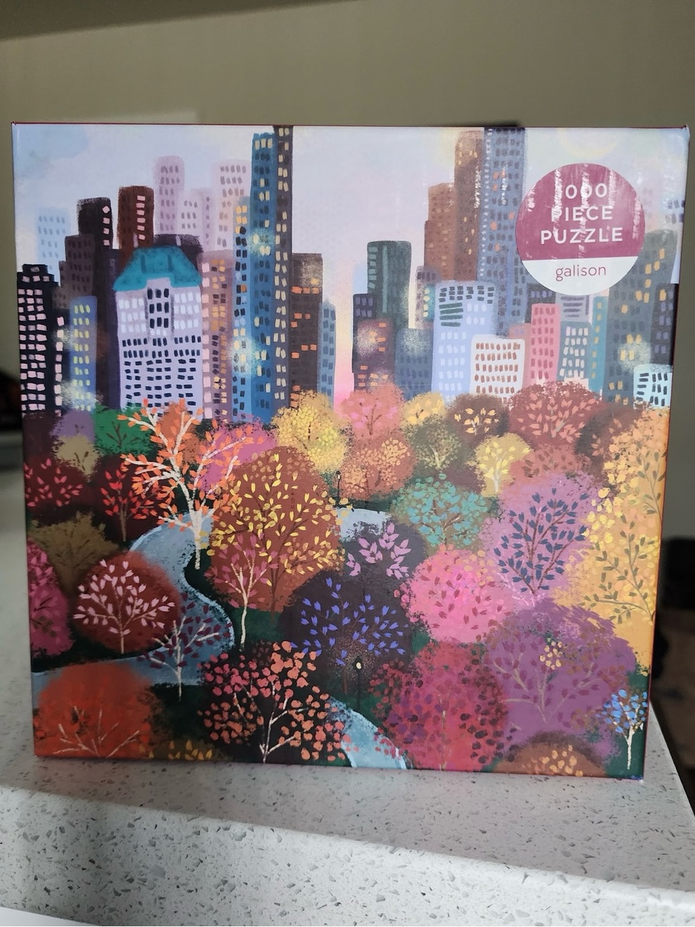🧩 Galison Parkside View 1000 Piece Puzzle